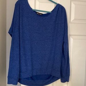 Paper heart off the shoulder mushy top. Excellent condition
